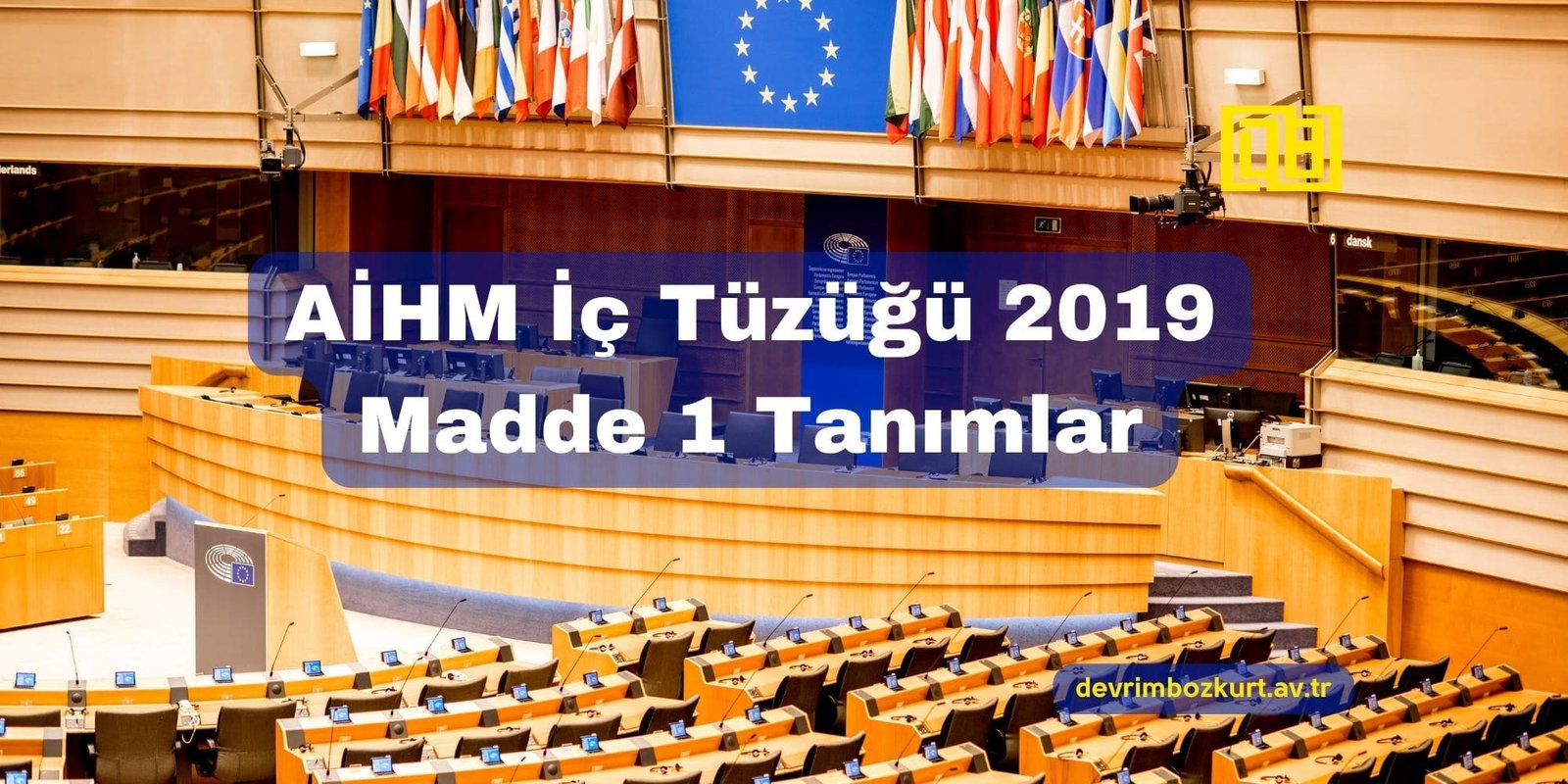AİHM İç Tüzüğü – Madde 1 Tanımlar