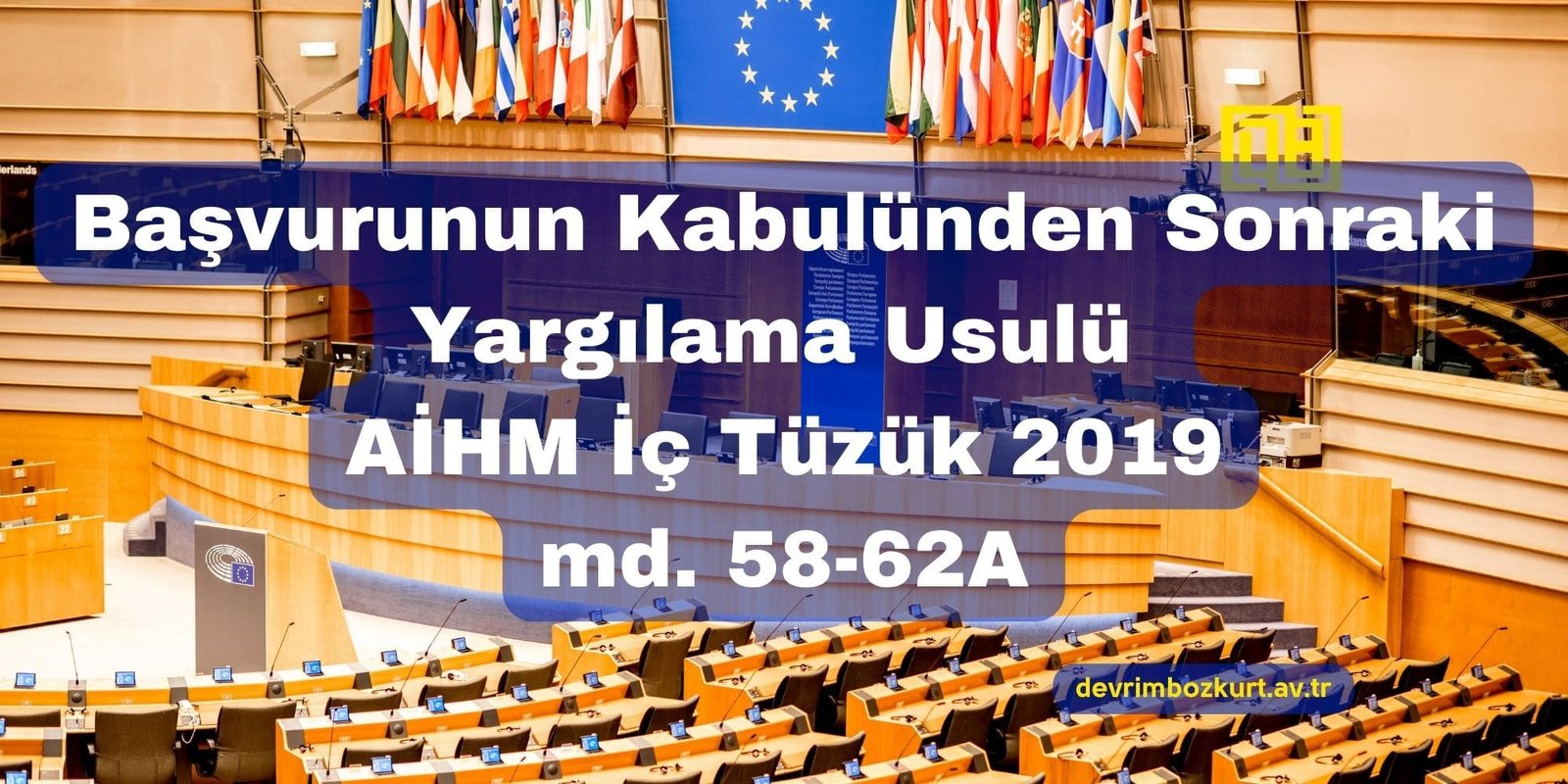 Başvurunun Kabulünden Sonraki Yargılama Usulü – AİHM İç Tüzük 2019 md. 58-62A